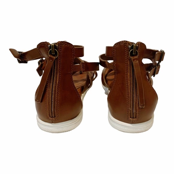 MIA Janel Brown Strappy Thong Gladiator Sandal 9M - Picture 4 of 4